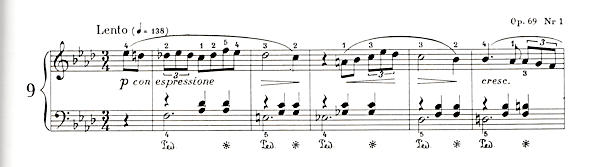 ショパン：ワルツ Op.69-1│1-5小節