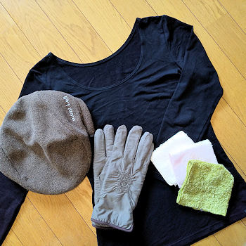 No.0432-437　帽子、手袋、ハンカチ3枚、シャツ